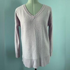 Apt. 9 100% Cashmere Lavender V-Neck Sweater Size S